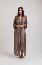 Kimono lungo moro FEDERICA BI