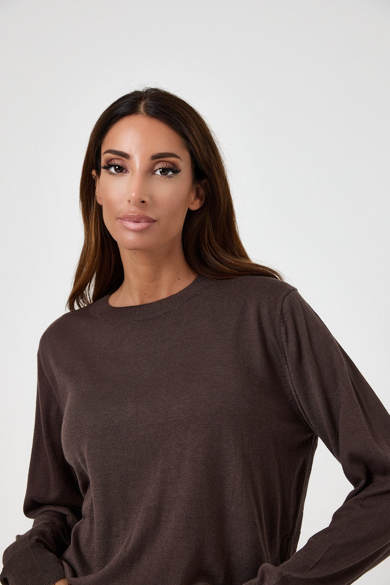 Maglia mano cachemire FEDERICA BI ( vari colori )