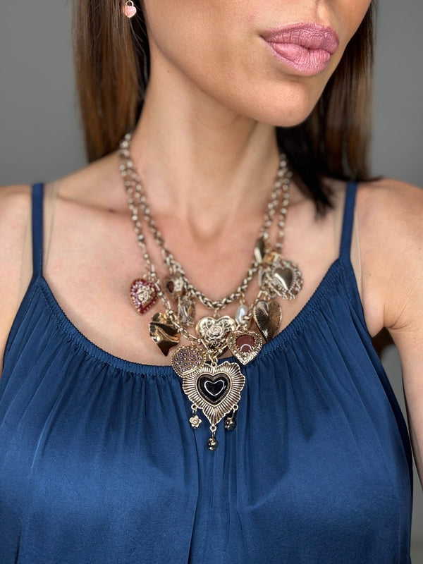 Collana charms Cuore FEDERICA BI