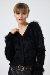 Cardigan in ciniglia FEDERICA BI ( due colori )