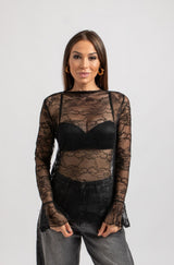 Maglia in pizzo FEDERICA BI (tre colori)