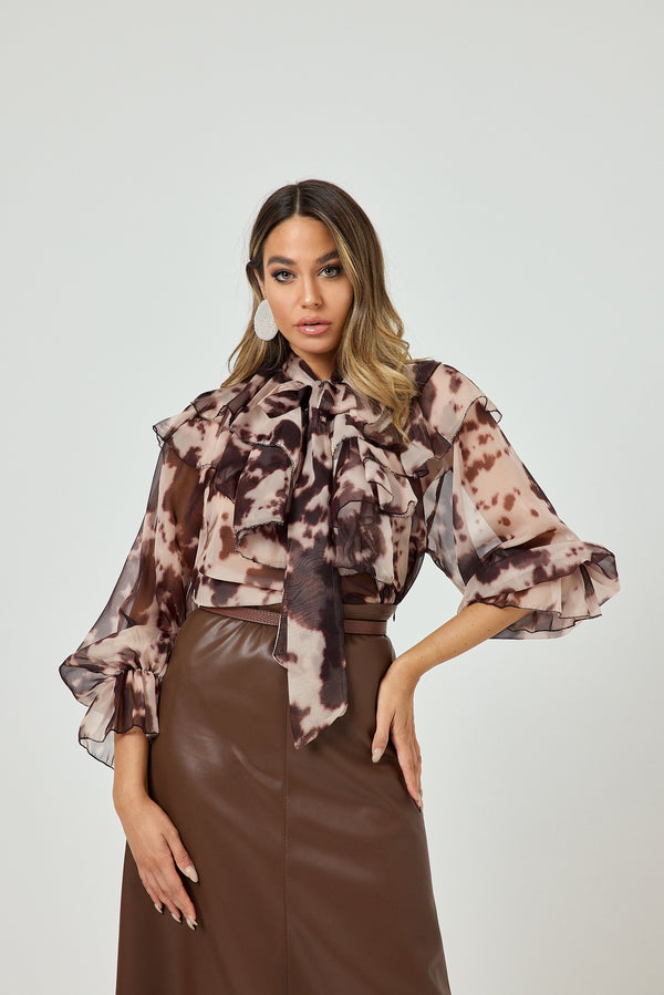 Camicia in chiffon FEDERICA BI