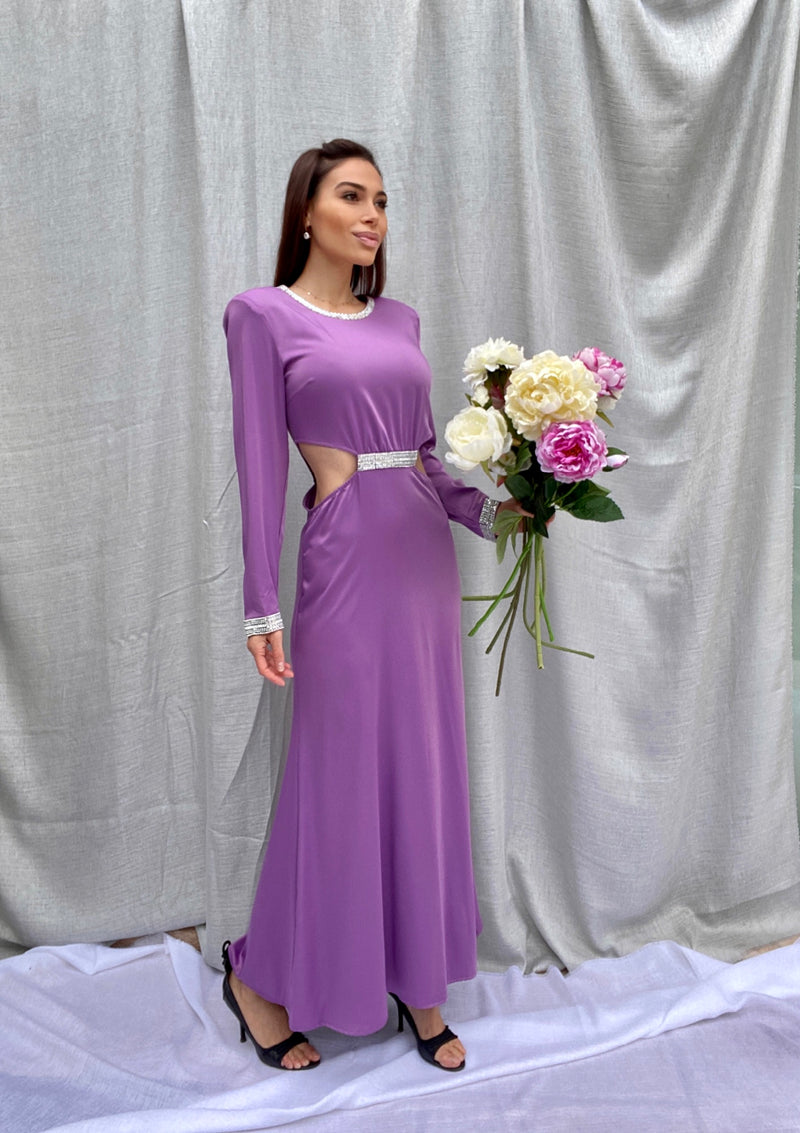 Abito elegante in raso FEDERICA BI
