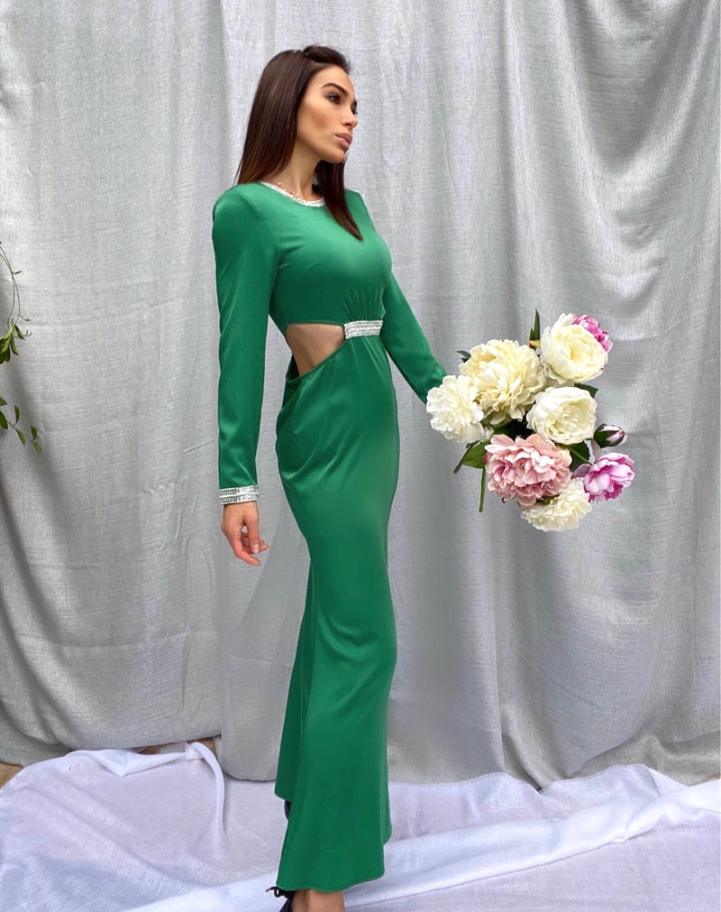 Abito elegante in raso FEDERICA BI
