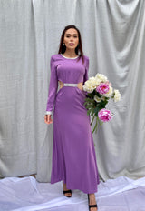 Abito elegante in raso FEDERICA BI