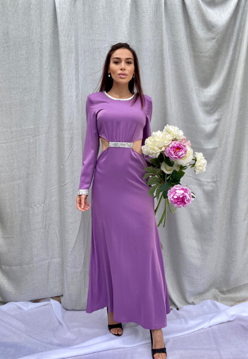 Abito elegante in raso FEDERICA BI