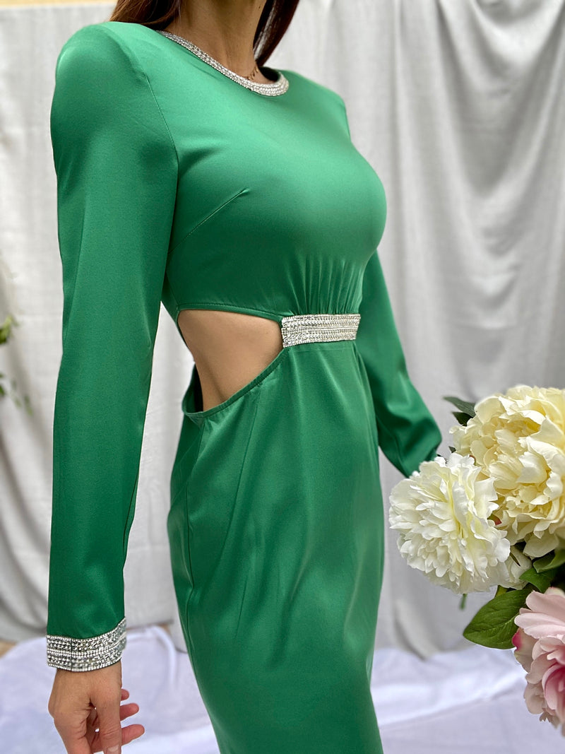 Abito elegante in raso FEDERICA BI