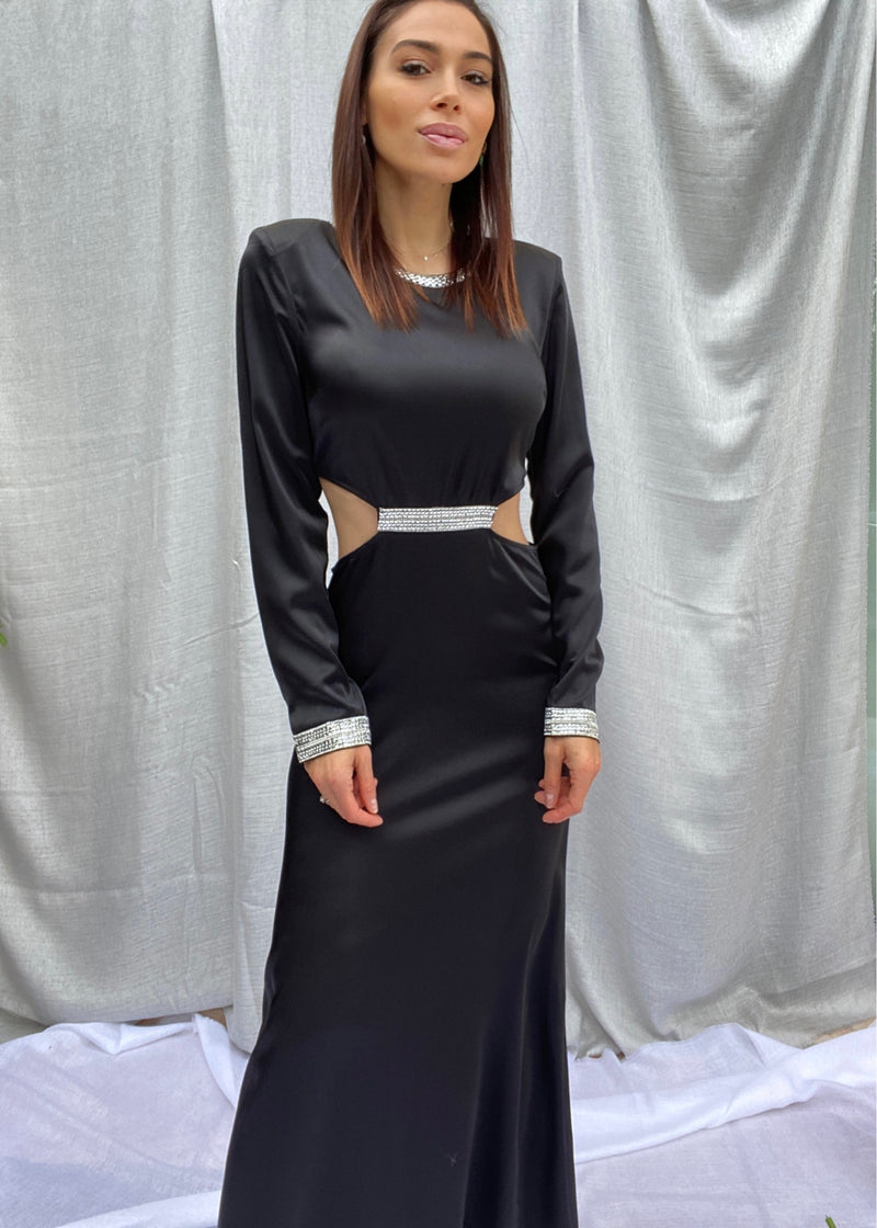 Abito elegante in raso FEDERICA BI