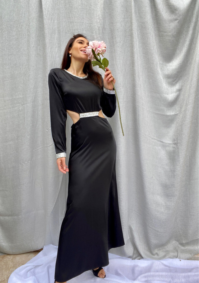 Abito elegante in raso FEDERICA BI