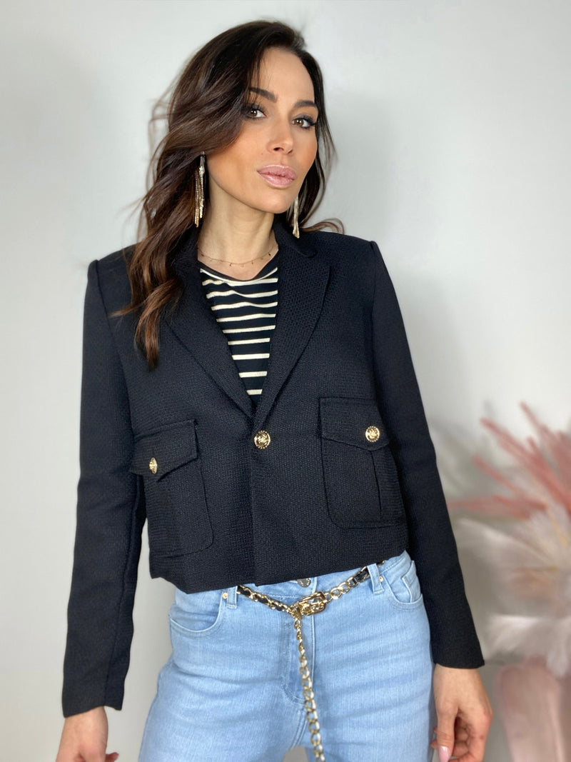 Giacca nera FEDERICA BI