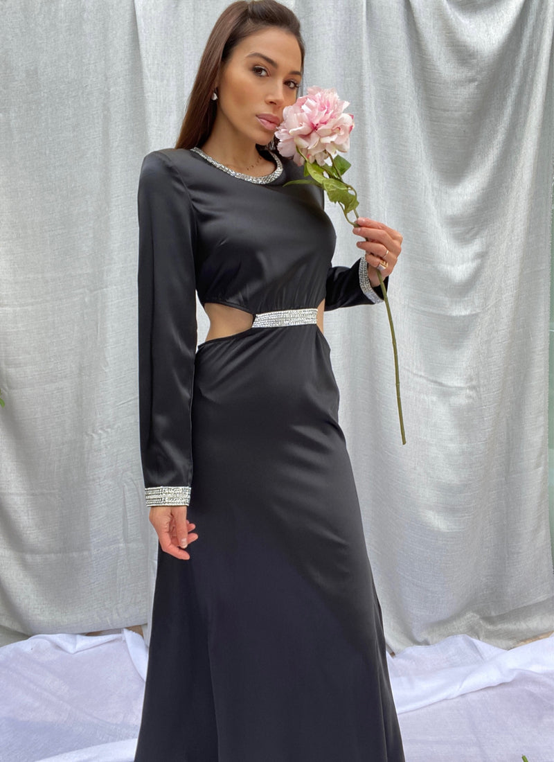 Abito elegante in raso FEDERICA BI